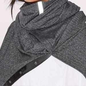 Lululemon Vinyasa Scarf Rulu in ‘Heathered Herringbone Slate’